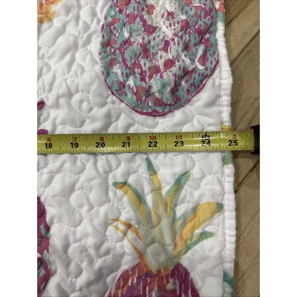 Pineapple Quilt Full Queen Reversible Quilt + 2 Matching Pillow Shams 92